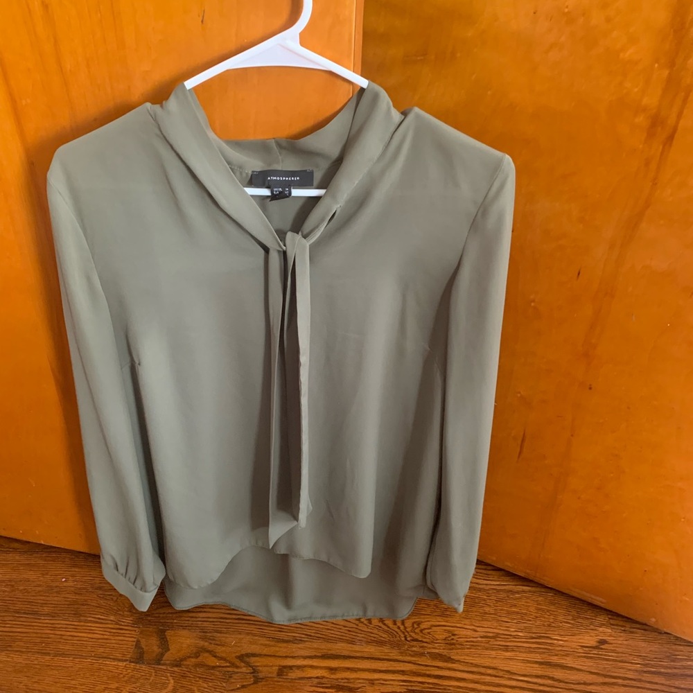 Green blouse